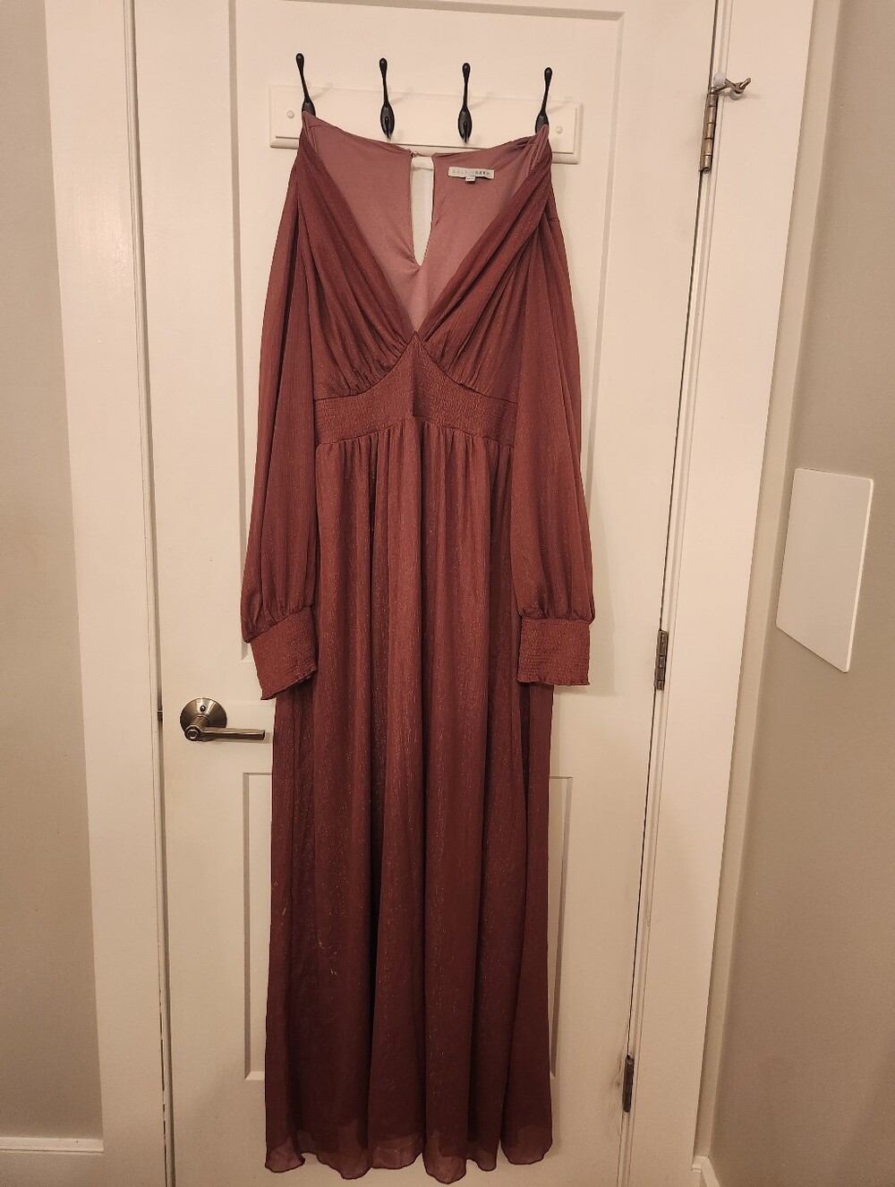Baltic Born Long Sleeve Maxi Dress in Dusty Rose